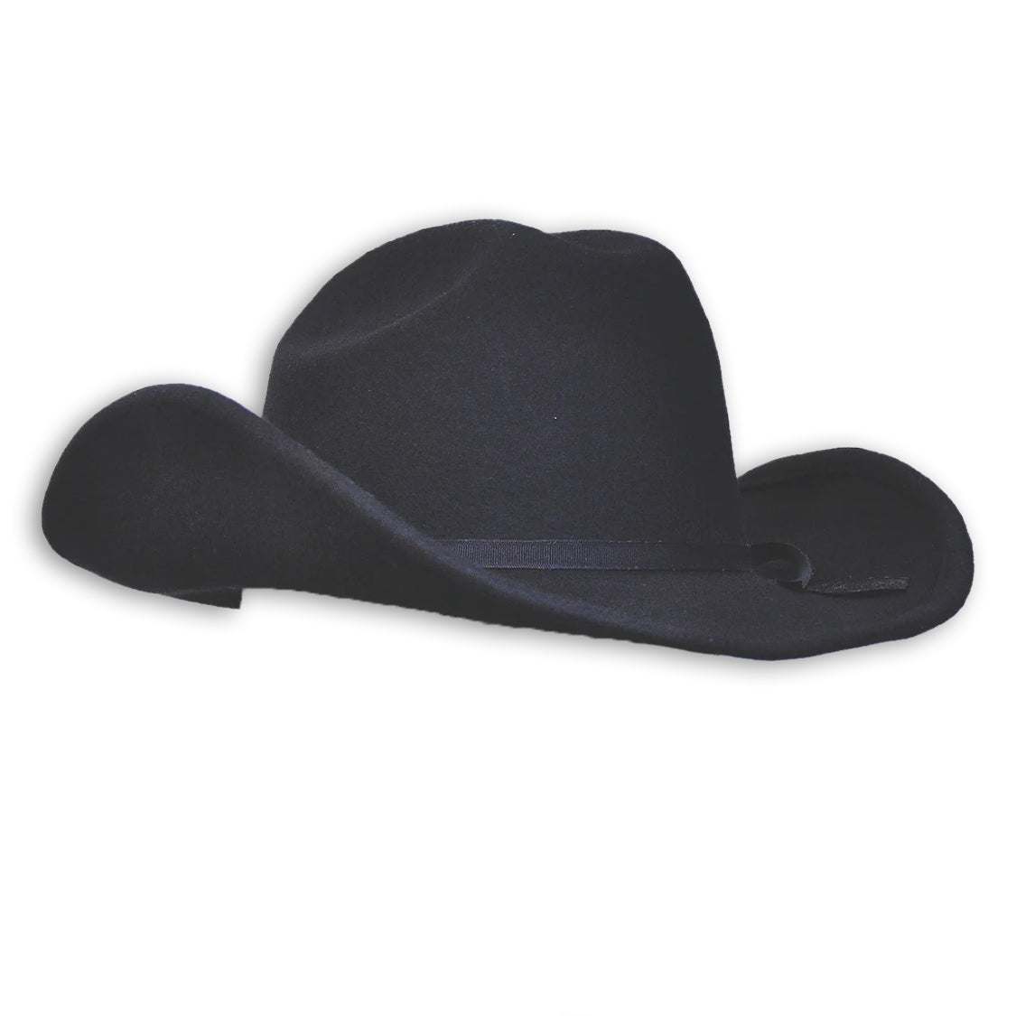 Zwarte Cowboyhoed van Konijnenbontvilt